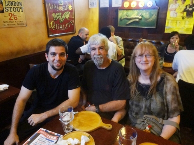 Pedro Henrique, Bernard Shihan and Francine Shihan from Canada in Japan, 2013