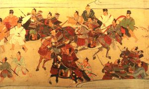 Samurais from Muromachi Period. 1538.